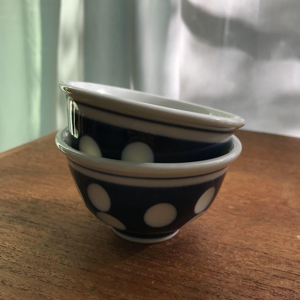 レトロ 水玉模様の陶器丼 5個セット レトロ 水玉模様の陶器丼 5個セット レトロ 水玉模様の陶器丼 5